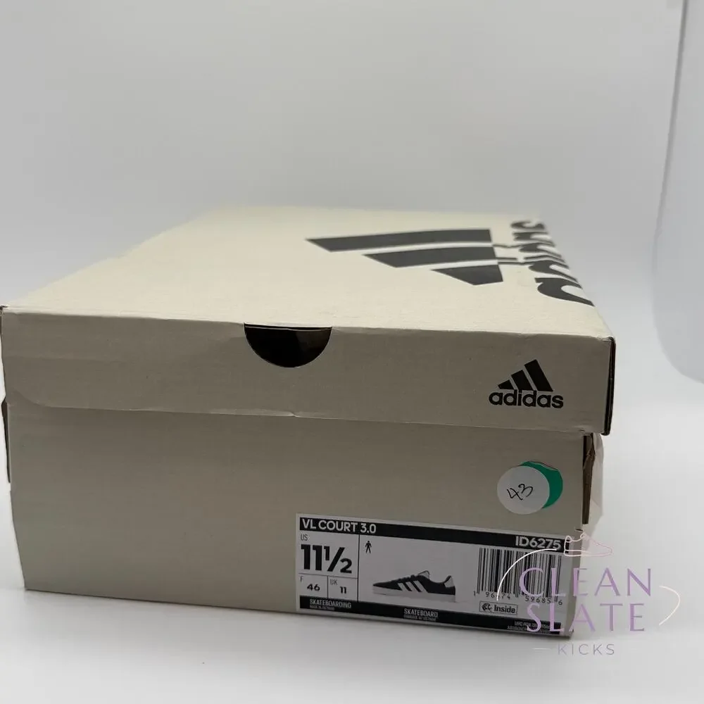 Adidas VL Court 3.0 Navy Blue/White Suede Men's 11.5 NIB